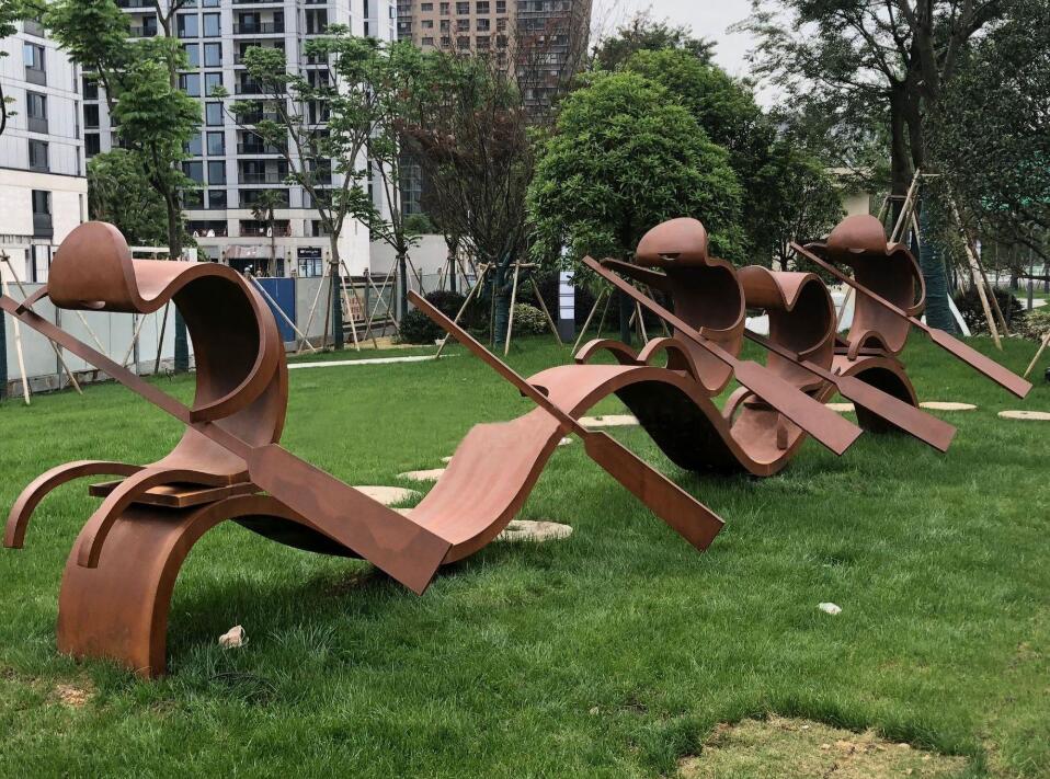 班玛锈钢板造型