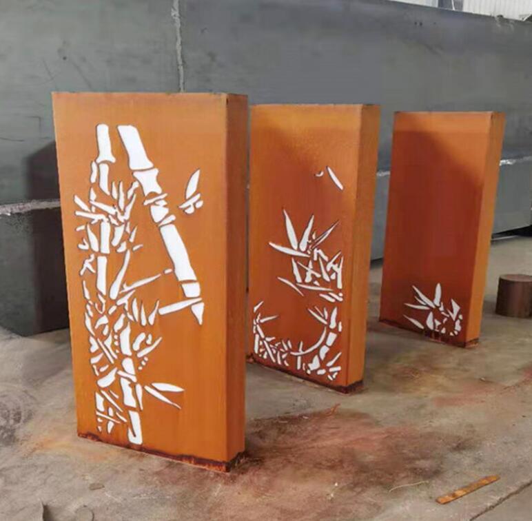 班玛锈钢板灯箱