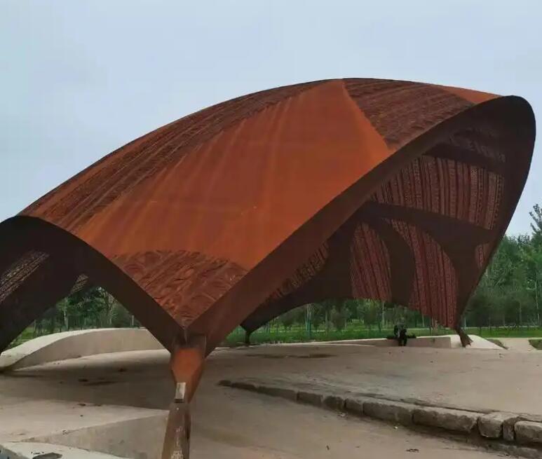 班玛耐候钢幕墙案例